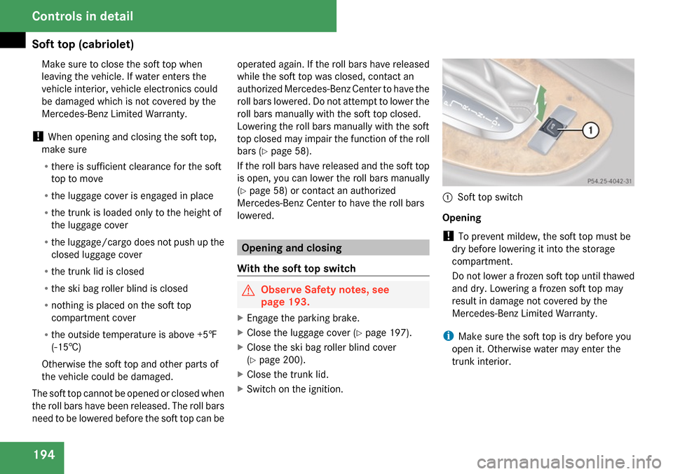 MERCEDES-BENZ CLK63AMG 2009 C208 Owners Manual 