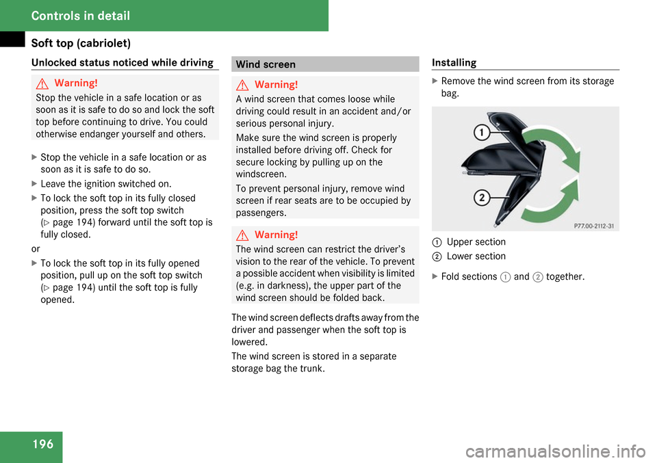 MERCEDES-BENZ CLK63AMG 2009 C208 Owners Manual 