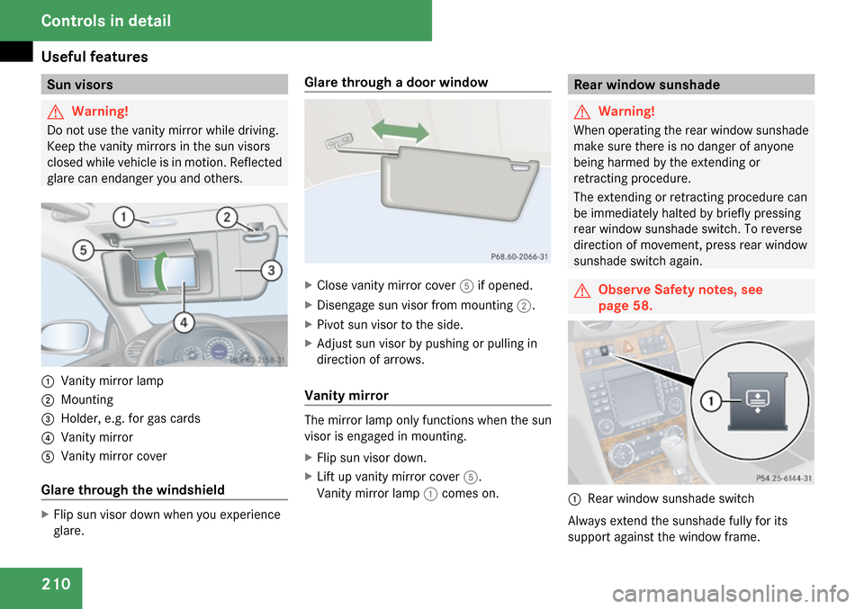 MERCEDES-BENZ CLK63AMG 2009 C208 Owners Manual 