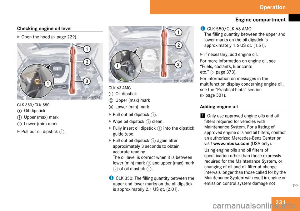 MERCEDES-BENZ CLK63AMG 2009 C208 Owners Manual 
