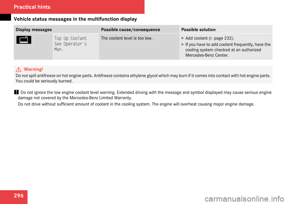 MERCEDES-BENZ CLK63AMG 2009 C208 Owners Manual 