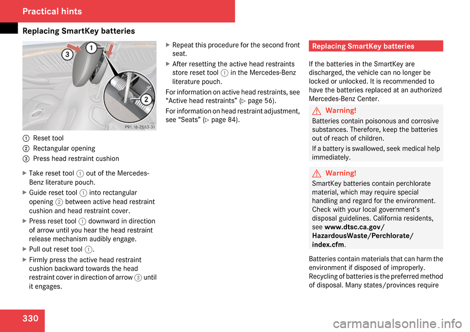 MERCEDES-BENZ CLK63AMG 2009 C208 Owners Manual 