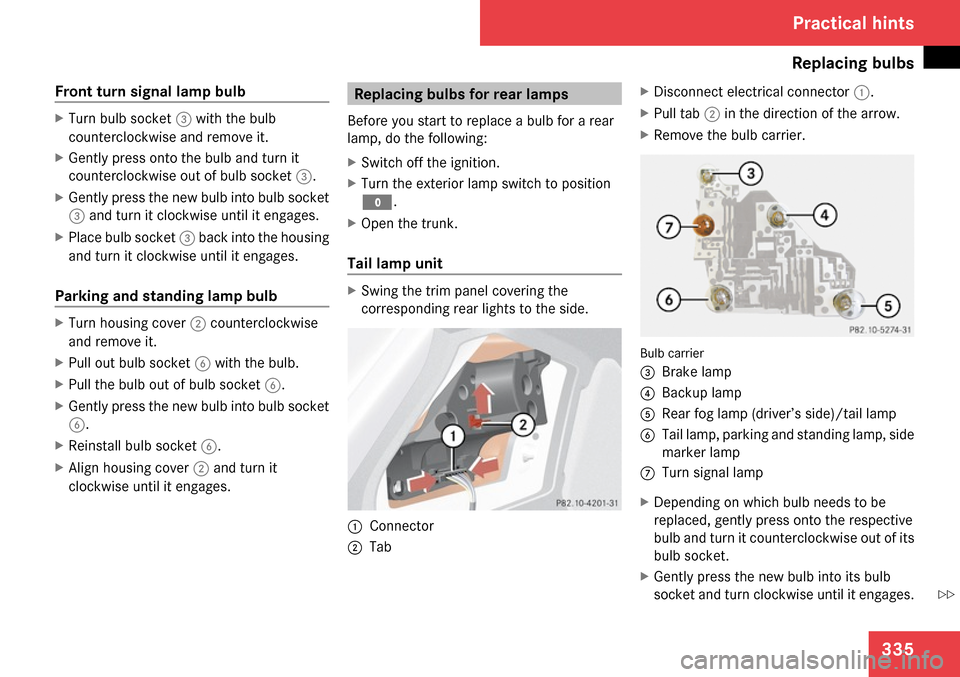 MERCEDES-BENZ CLK63AMG 2009 C208 Owners Manual 