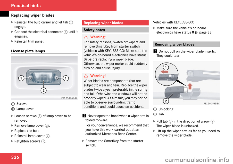MERCEDES-BENZ CLK63AMG 2009 C208 Owners Manual 