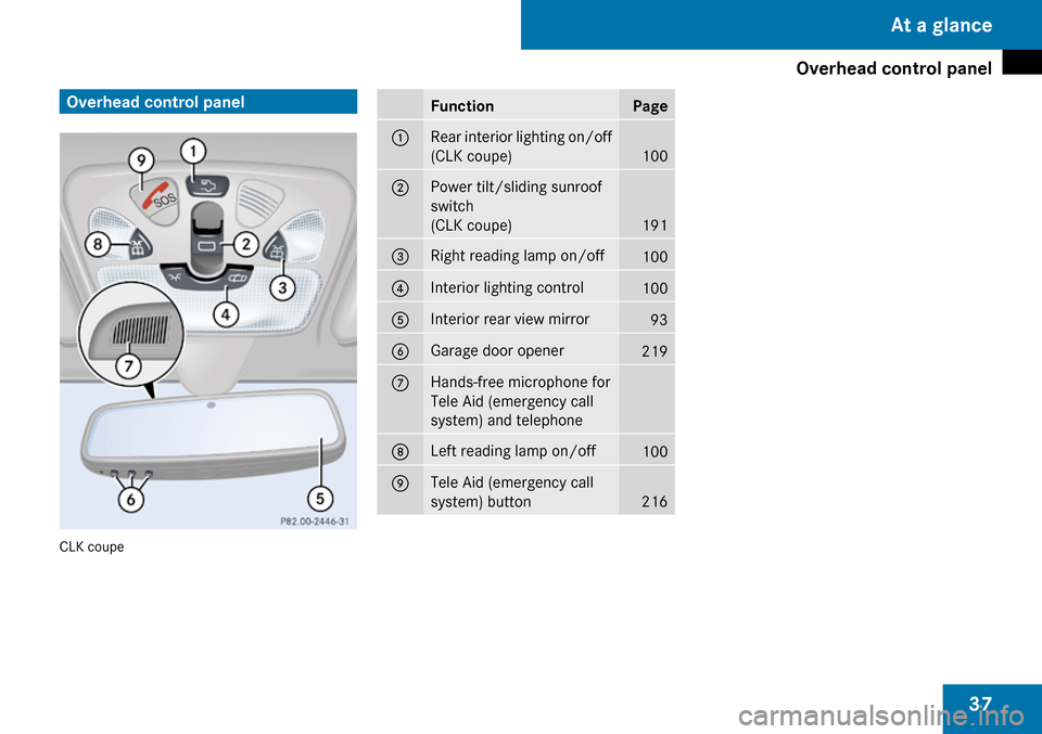 MERCEDES-BENZ CLK63AMG 2009 C208 Owners Manual 
