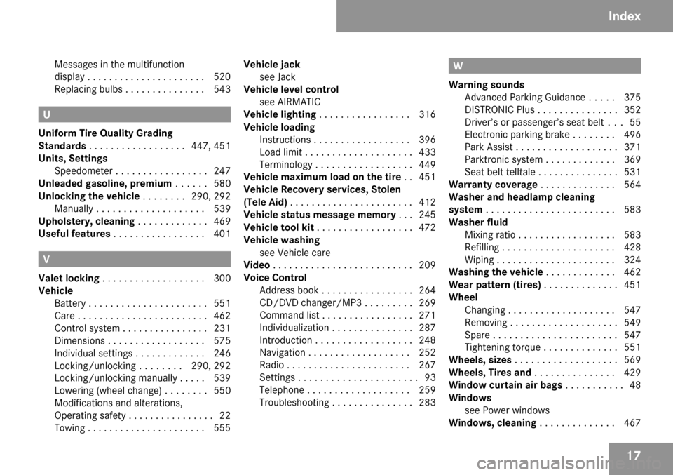 MERCEDES-BENZ CL65AMG 2009 C216 Owners Manual 