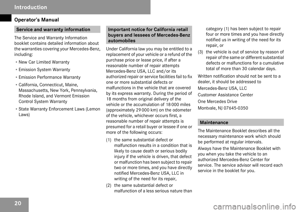 MERCEDES-BENZ CL65AMG 2009 C216 Owners Manual 