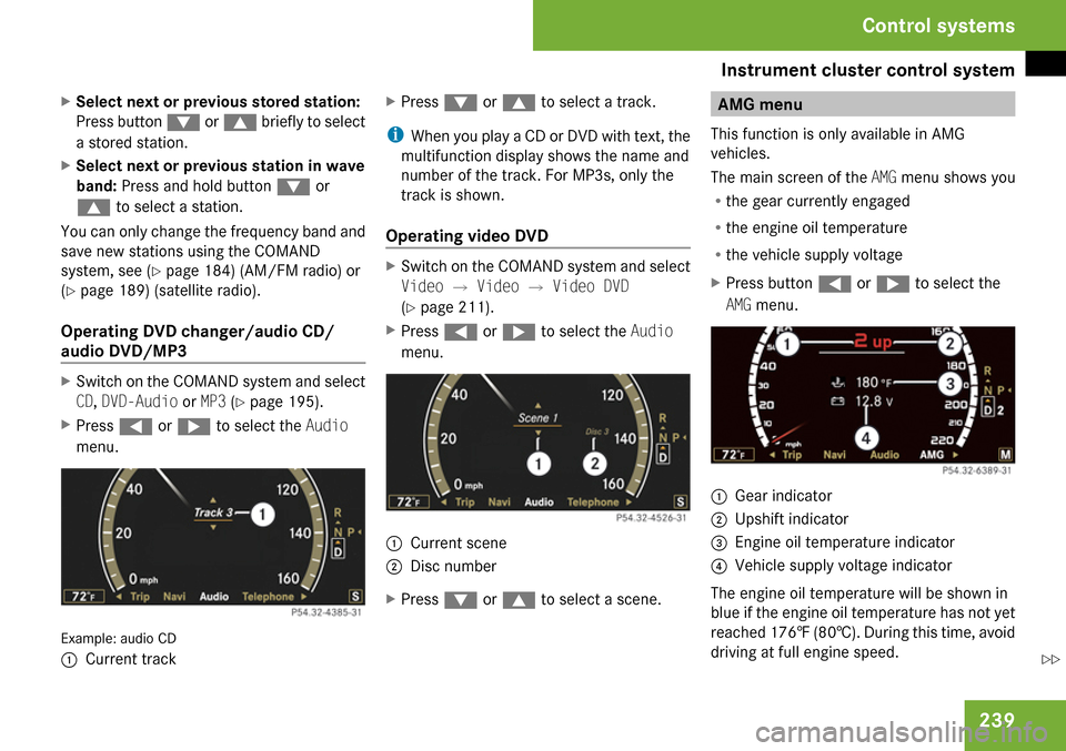 MERCEDES-BENZ CL65AMG 2009 C216 Owners Manual 
