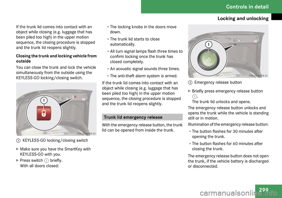 MERCEDES-BENZ CL65AMG 2009 C216 Owners Manual 