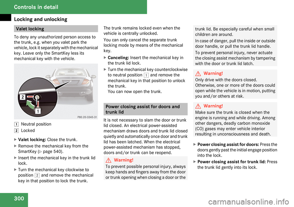 MERCEDES-BENZ CL65AMG 2009 C216 Owners Manual 