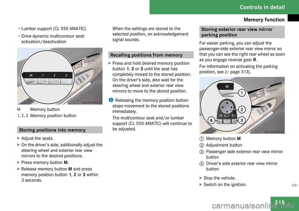 MERCEDES-BENZ CL65AMG 2009 C216 Owners Manual 