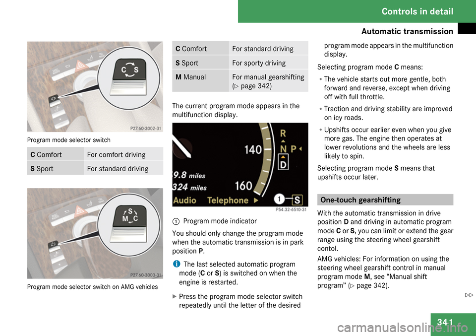 MERCEDES-BENZ CL65AMG 2009 C216 Owners Manual 
