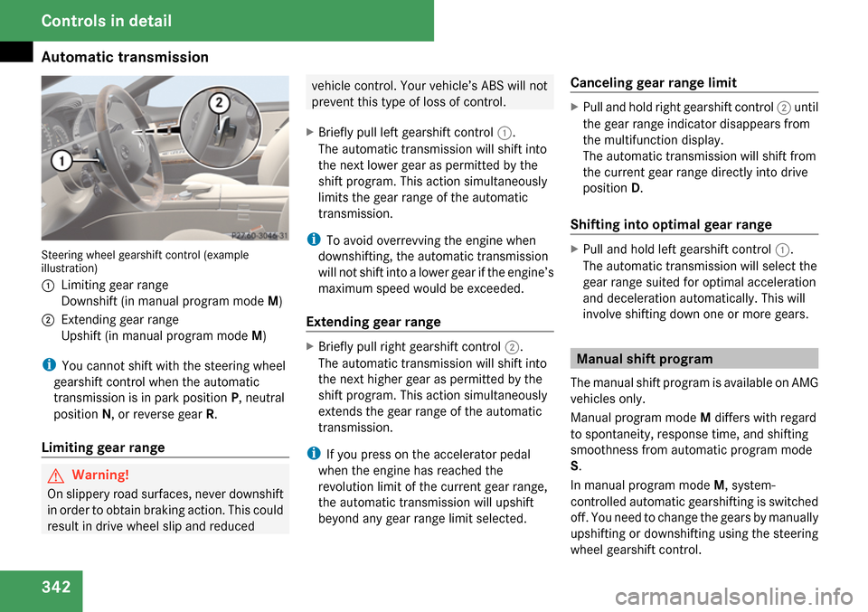 MERCEDES-BENZ CL65AMG 2009 C216 Owners Manual 