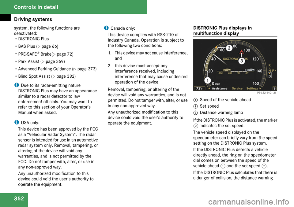 MERCEDES-BENZ CL65AMG 2009 C216 Owners Manual 