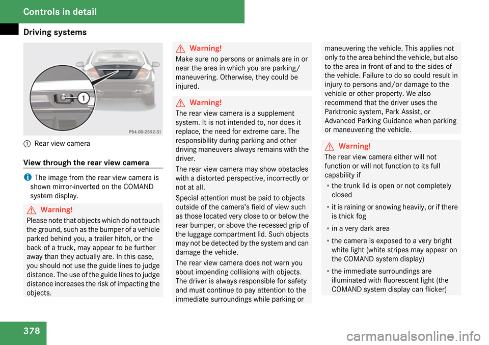 MERCEDES-BENZ CL65AMG 2009 C216 Owners Manual 