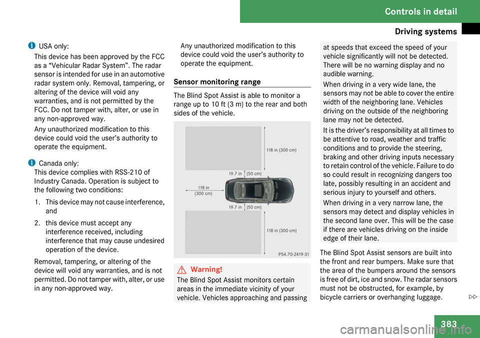 MERCEDES-BENZ CL65AMG 2009 C216 Owners Manual 