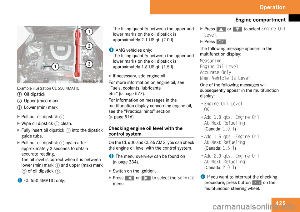 MERCEDES-BENZ CL65AMG 2009 C216 Owners Manual 
