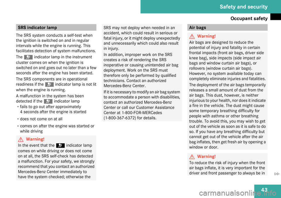 MERCEDES-BENZ CL65AMG 2009 C216 Owners Manual 