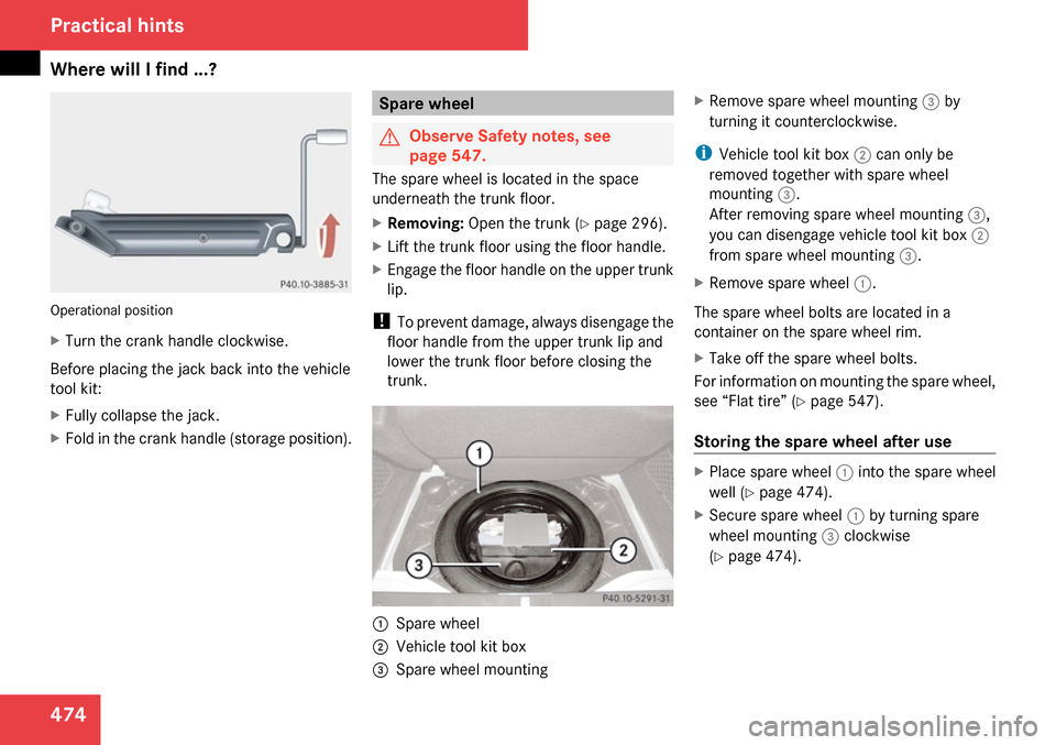 MERCEDES-BENZ CL65AMG 2009 C216 Owners Manual 