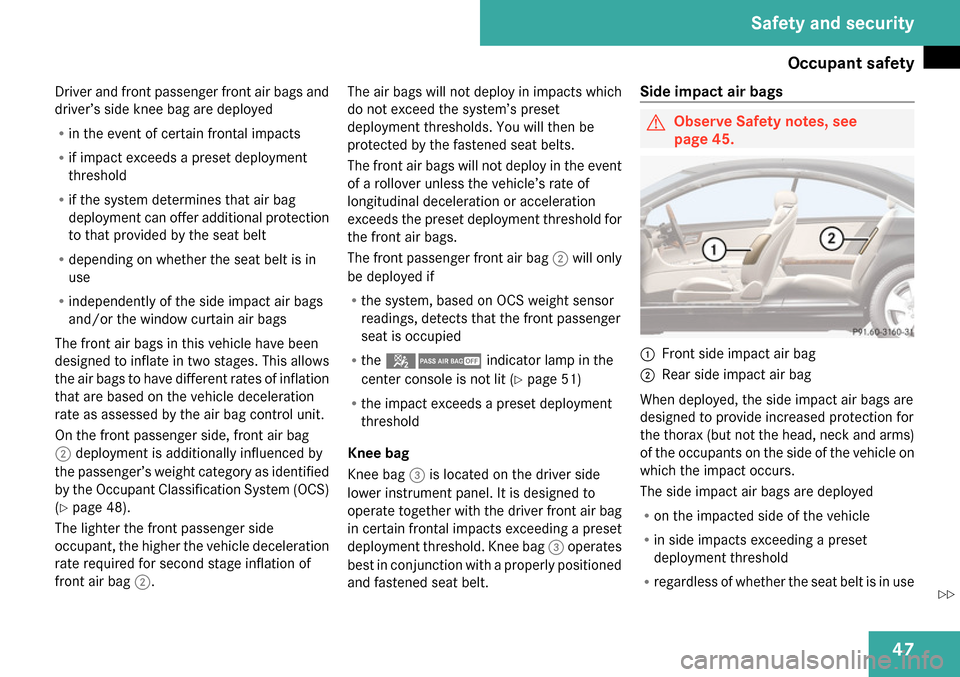 MERCEDES-BENZ CL65AMG 2009 C216 Owners Manual 