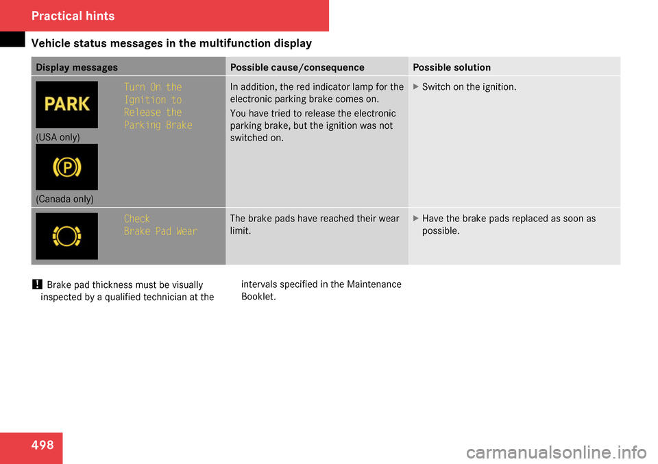 MERCEDES-BENZ CL65AMG 2009 C216 Owners Manual 