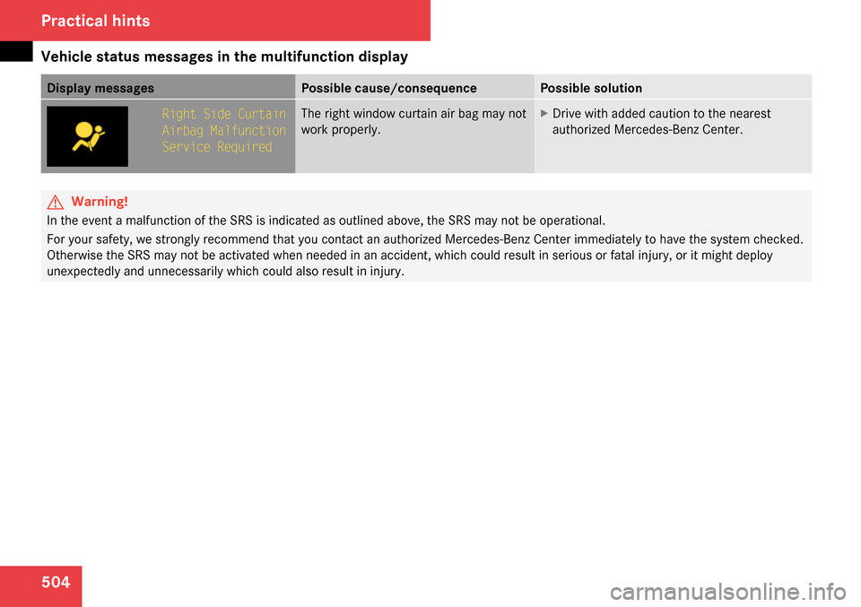 MERCEDES-BENZ CL65AMG 2009 C216 Owners Manual 
