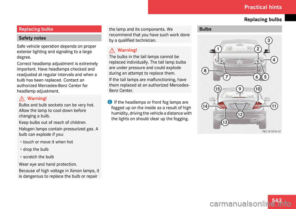 MERCEDES-BENZ CL65AMG 2009 C216 Owners Manual 
