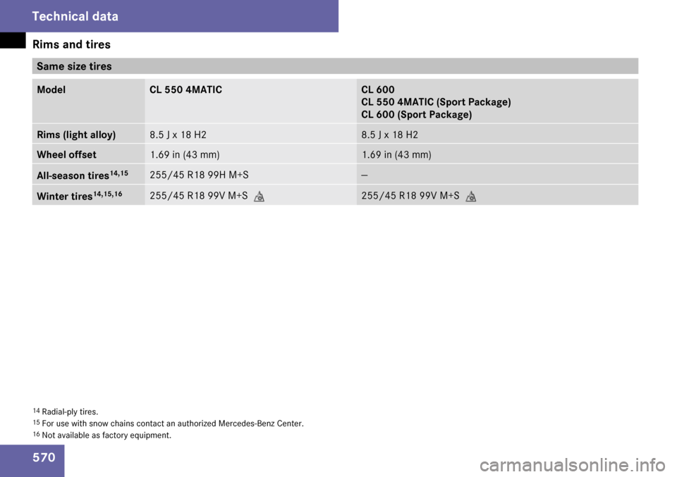 MERCEDES-BENZ CL65AMG 2009 C216 Owners Manual 