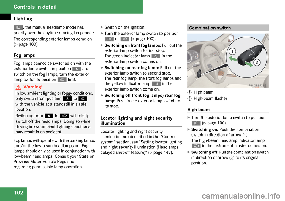 MERCEDES-BENZ C300 4MATIC 2009 W204 Owners Manual 