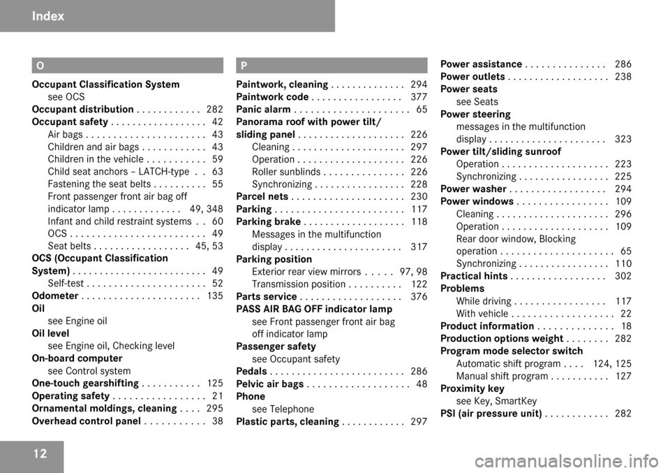 MERCEDES-BENZ C300 4MATIC 2009 W204 Owners Manual 