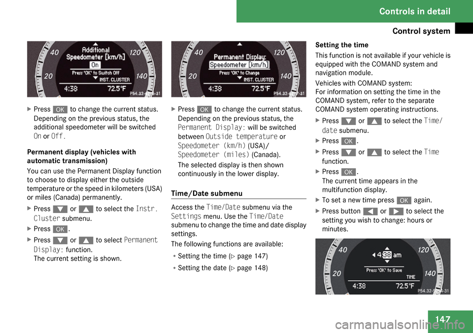 MERCEDES-BENZ C300 4MATIC 2009 W204 Owners Manual 