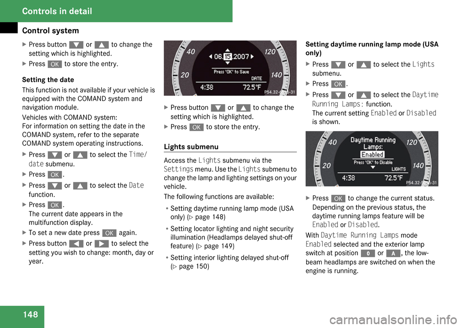 MERCEDES-BENZ C300 4MATIC 2009 W204 Owners Manual 