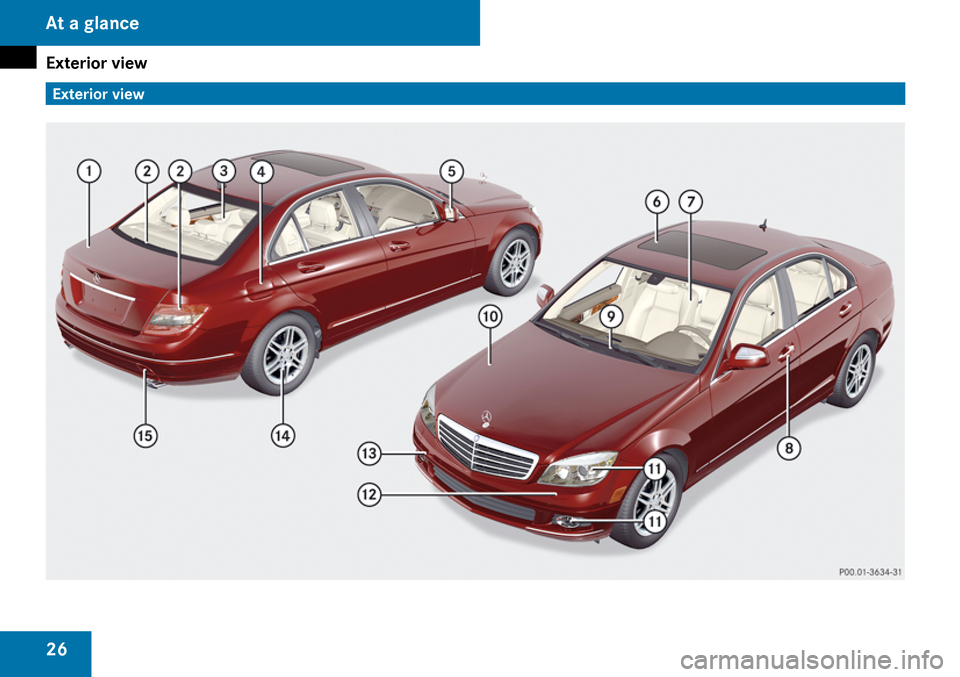 MERCEDES-BENZ C300 4MATIC 2009 W204 Owners Manual 