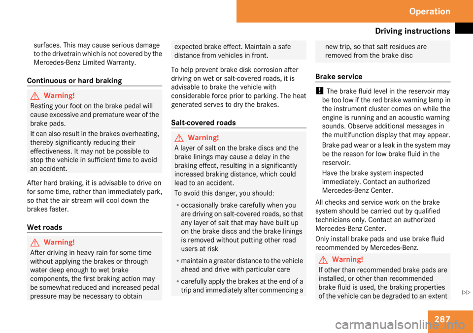MERCEDES-BENZ C300 4MATIC 2009 W204 Owners Manual 