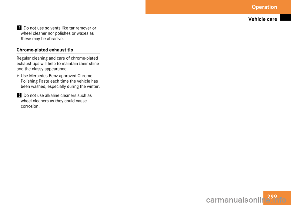 MERCEDES-BENZ C300 4MATIC 2009 W204 Owners Manual 