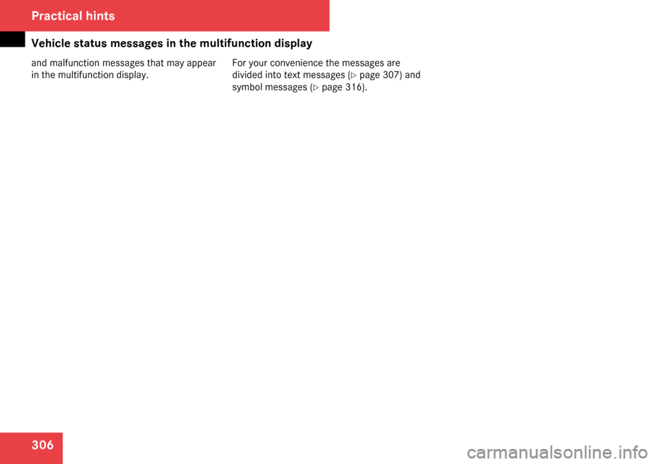MERCEDES-BENZ C300 4MATIC 2009 W204 Owners Manual 