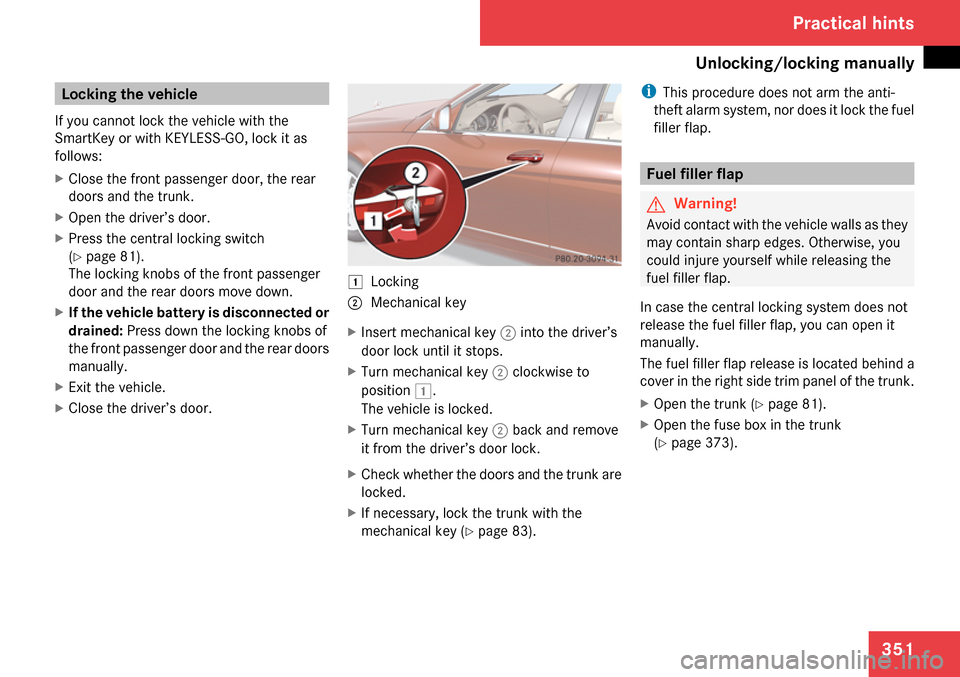 MERCEDES-BENZ C300 4MATIC 2009 W204 Owners Manual 