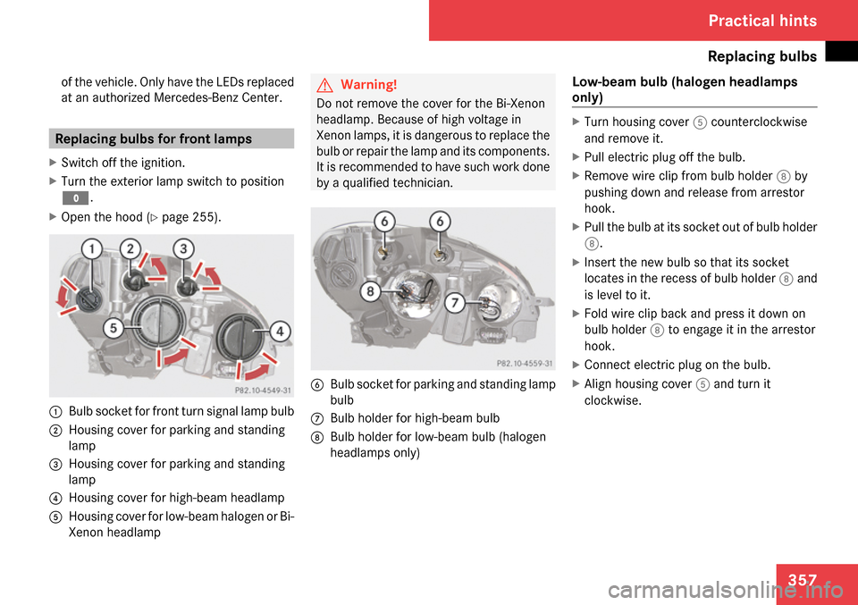 MERCEDES-BENZ C300 4MATIC 2009 W204 Owners Manual 