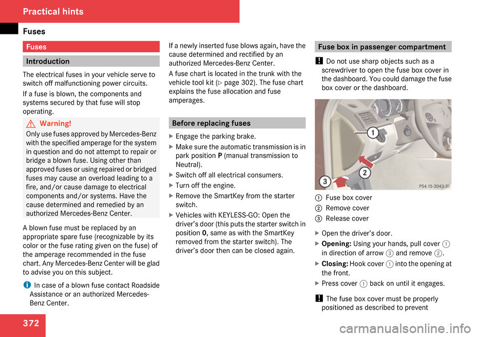 MERCEDES-BENZ C300 4MATIC 2009 W204 Owners Manual 