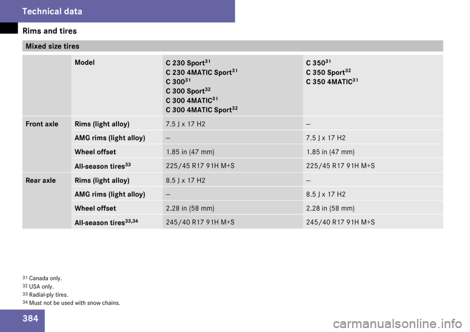 MERCEDES-BENZ C300 4MATIC 2009 W204 Owners Manual 