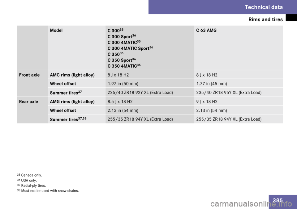 MERCEDES-BENZ C300 4MATIC 2009 W204 Owners Manual 