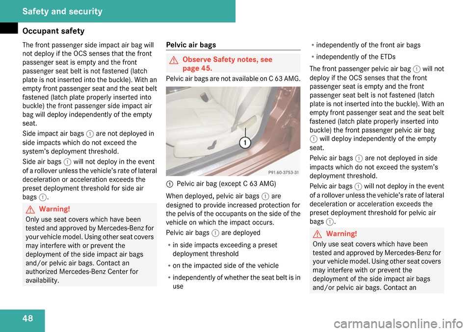 MERCEDES-BENZ C300 4MATIC 2009 W204 Owners Manual 