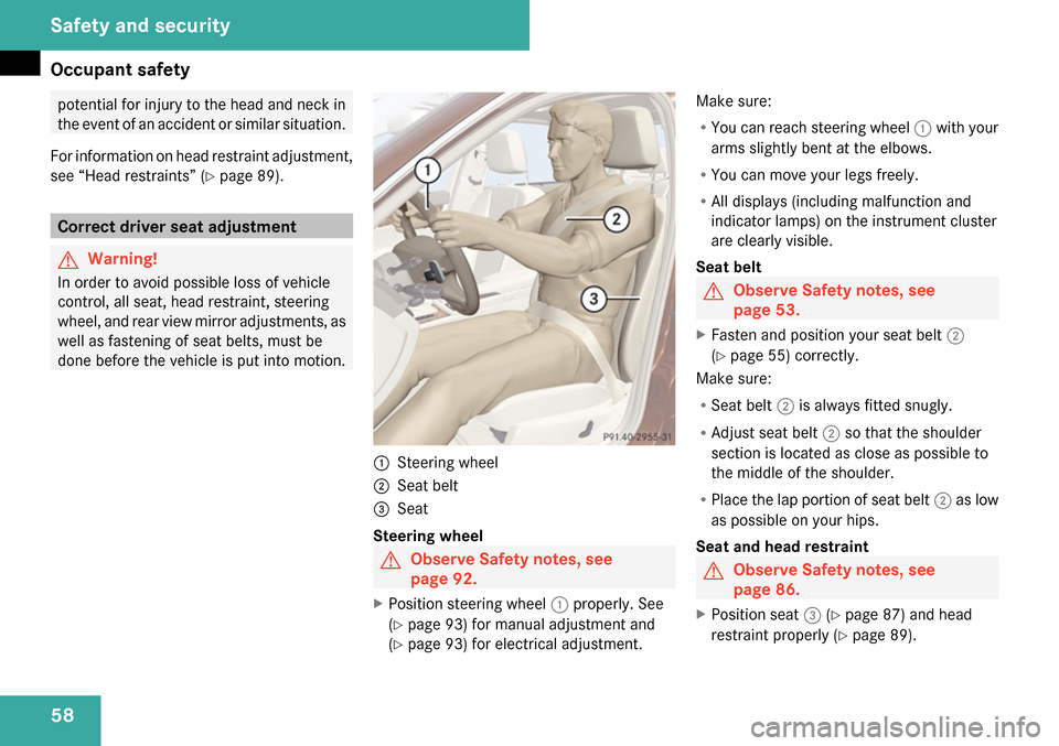 MERCEDES-BENZ C300 4MATIC 2009 W204 Owners Manual 