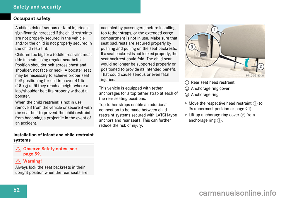 MERCEDES-BENZ C300 4MATIC 2009 W204 Owners Manual 