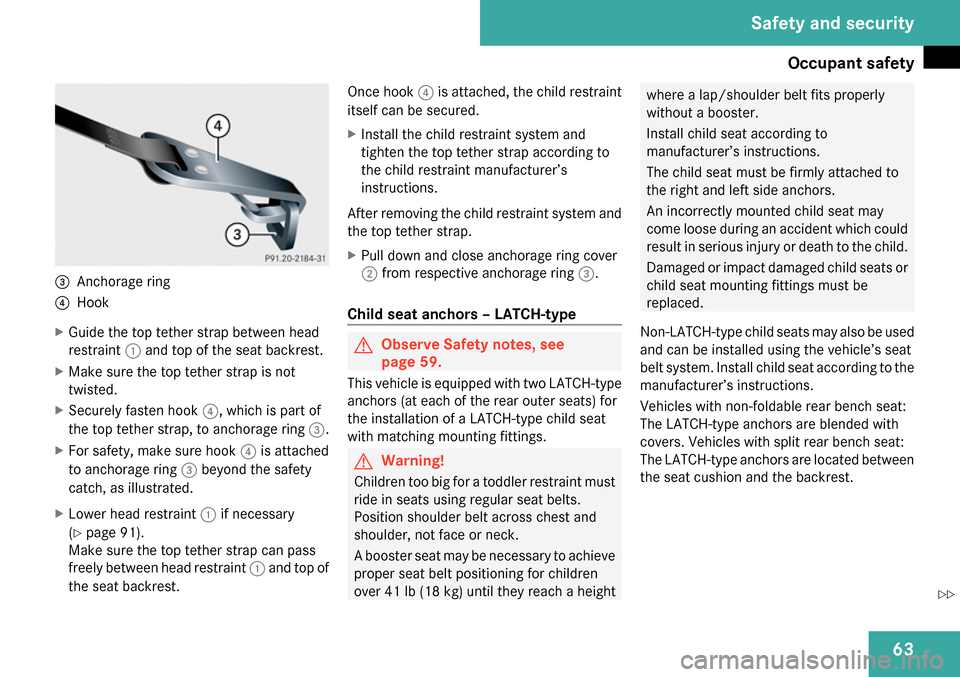 MERCEDES-BENZ C300 4MATIC 2009 W204 Owners Manual 