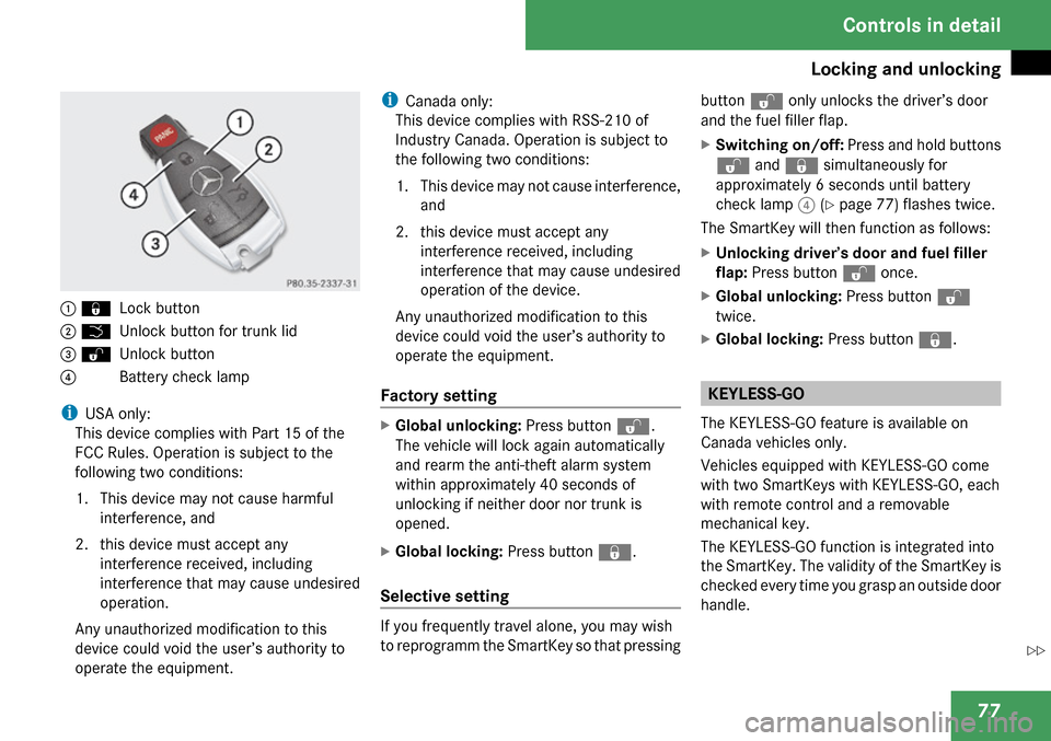 MERCEDES-BENZ C300 4MATIC 2009 W204 Owners Manual 