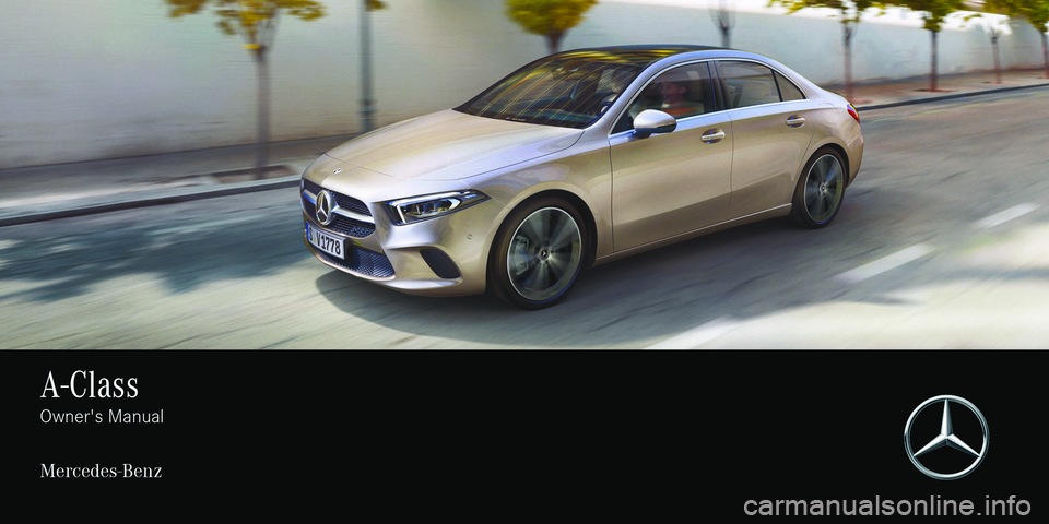 MERCEDES-BENZ A-CLASS SALOON 2021  Owners Manual 