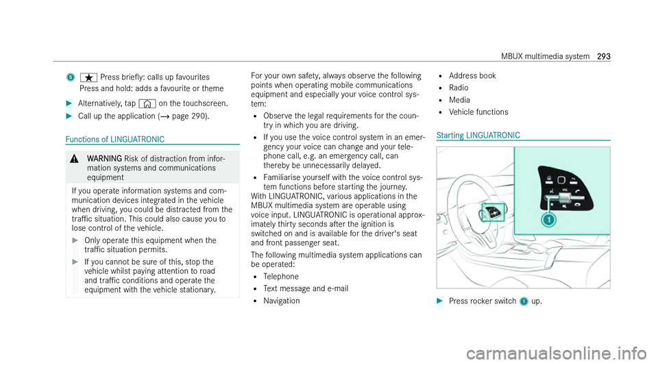 MERCEDES-BENZ A-CLASS HATCHBACK 2022  Owners Manual �5
�