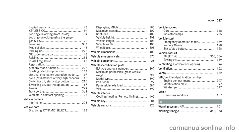 MERCEDES-BENZ A-CLASS HATCHBACK 2022  Owners Manual �I�m�p�l�i�e�d� �w�a�r�r�a�n�t�y�.�.�.�.�.�.�.�.�.�.�.�.�.�.�.�.�.�.�.�.�.�.�.�.�.�.�.�.�.�.�.�.�.�.�.�.�.�. �4�3
�K�E�Y�L�E�S�S�-�G�O �.�.�.�.�.�.�.�.�.�.�.�.�.�.�.�.�.�.�.�.�.�.�.�.�.�.�.�.�.�.�.�.�