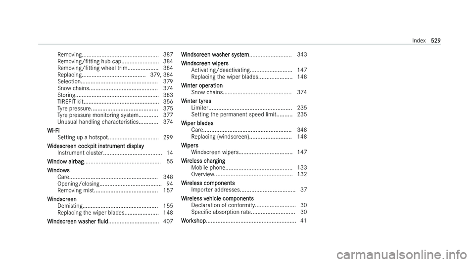 MERCEDES-BENZ A-CLASS HATCHBACK 2022  Owners Manual �R�e�m�o�v�i�n�g�.�.�.�.�.�.�.�.�.�.�.�.�.�.�.�.�.�.�.�.�.�.�.�.�.�.�.�.�.�.�.�.�.�.�.�.�.�.�.�.�.�.�.�.�.�.�. �3�8�7
�R �e�m�o�v�i�n�g�/N�t�t�i�n�g � �h�u�b� �c�a�p�.�.�.�.�.�.�.�.�.�.�.�.�.�.�.�.�.